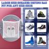 Mesh Laundry Bag with Strap and Zipper - Sneaker Dryer Bag, 16.3 x 15.9 Inch