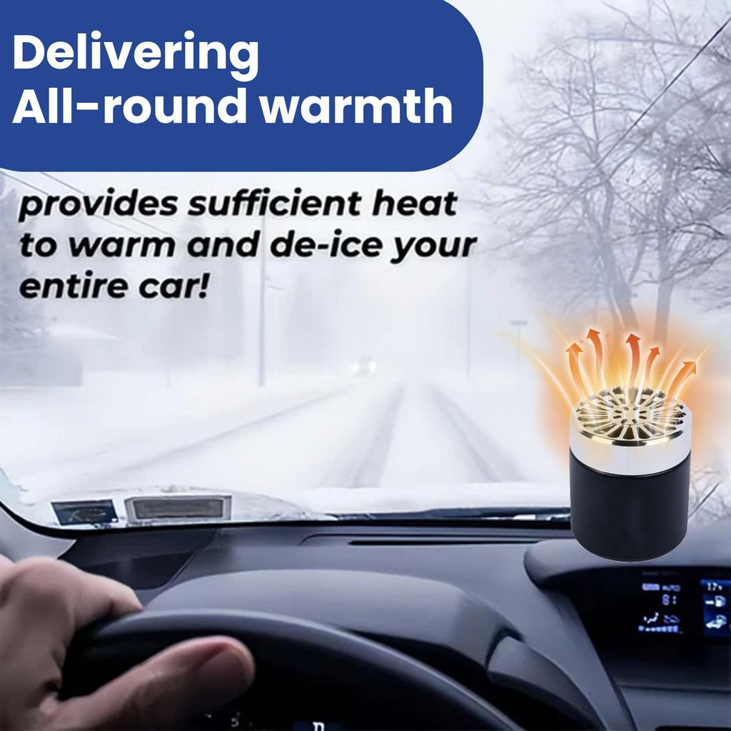 Vehicle Microwave Molecular Deicing Instrument Essential Oil Diffuser Heater Car Interior Decor Aromatic Deodorizing