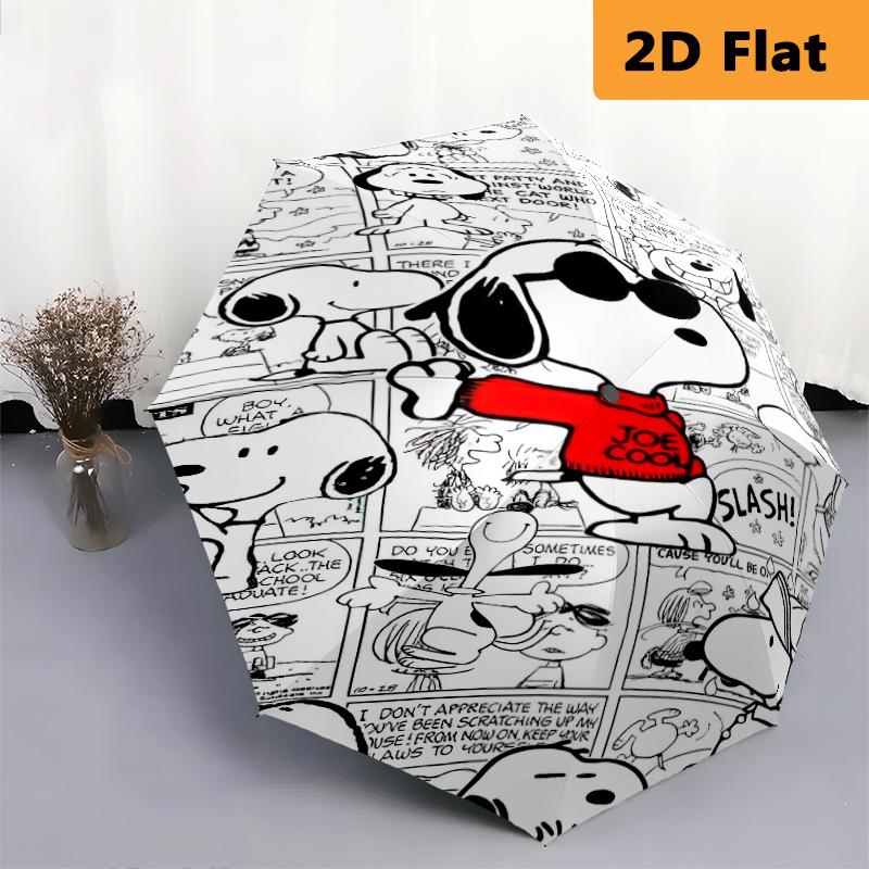 1pc Snoopy umbrella Portable 8-rib structure suitable for all seasons, home, travel, outdoor umbrella
