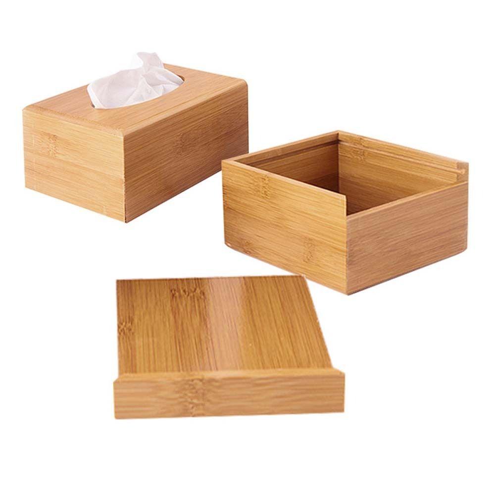 Fashion Home Square Table Decoration Eco-Friendly Desktop Organizer Tissue Holder Storage Box Tissue Rack Napkin Holder