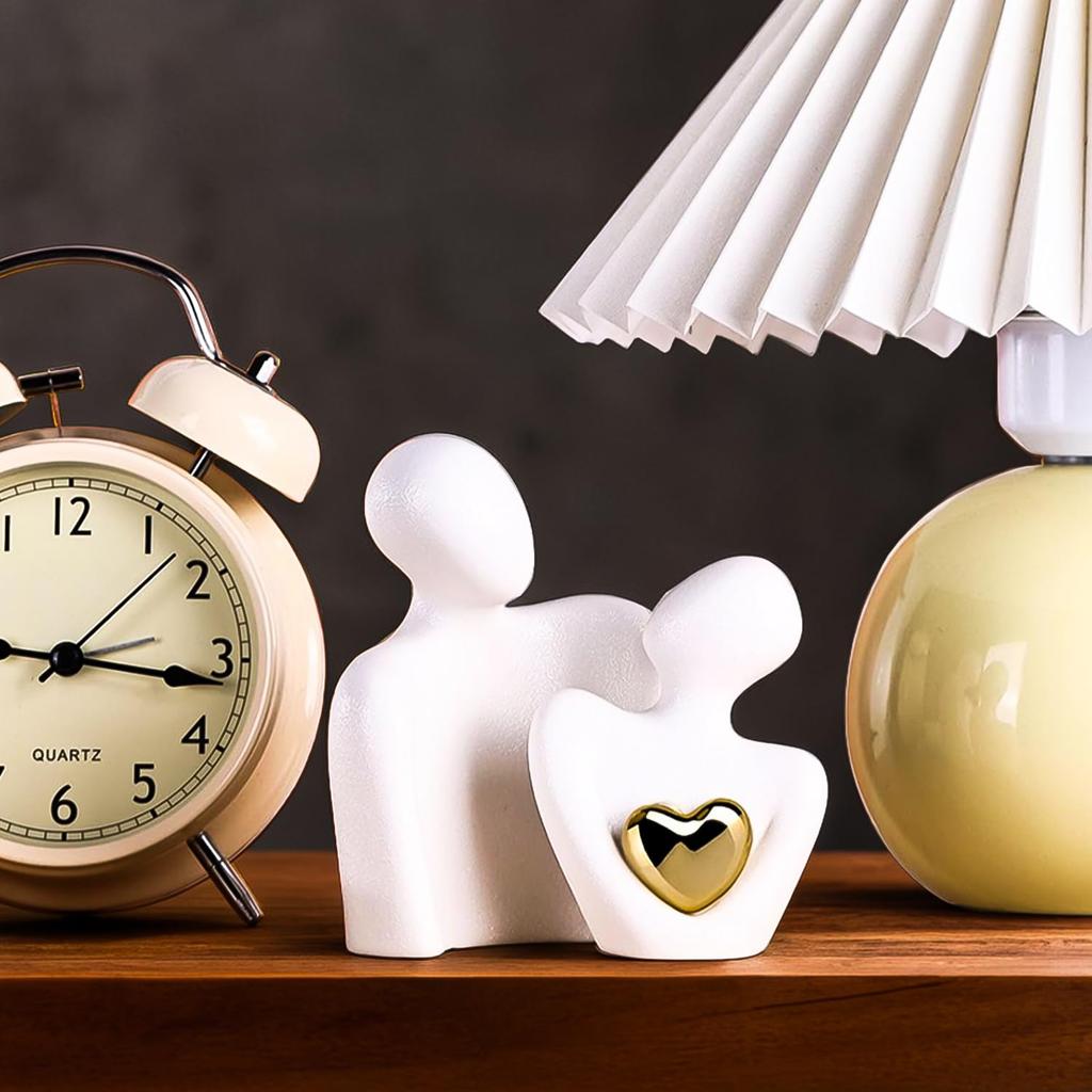 Cute Couples Show Pieces for Home Decor Bed Room Decorative Items | Romantic Love Showpieces Gift
