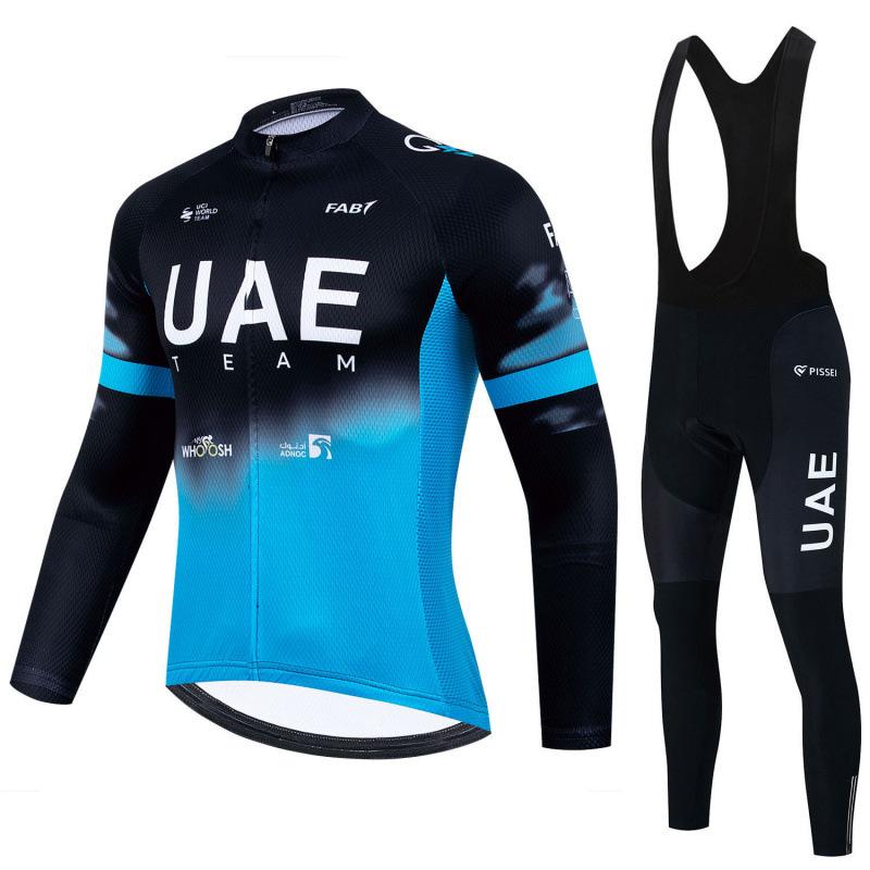 Team Cycling Suit Long-sleeved Suit Men's Spring, Summer and Autumn Road Cycling Suit 2026 Autumn Velvet Thin Cycling Suit