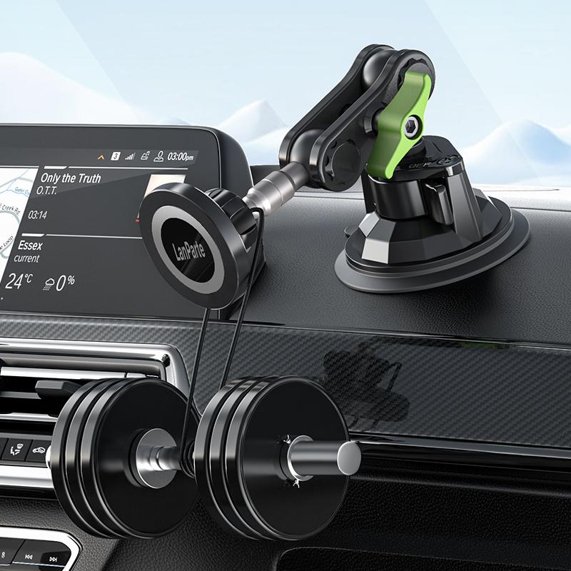 Universal Magnetic Car Phone Holder Dashboard Suction Cup Mount 360 Adjustable Phone Stand Strong Magnets for iPhone