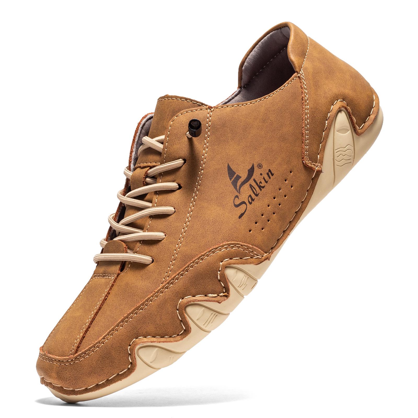 

Чоловічі низькі туфлі-човники з восьминогом - Повсякденні, у стилі Мартін, Доступні великі розміри 43 золотий