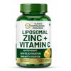 Vlado's Himalayan Organic Liposomal Zinc With Vitamin C Supplement | Digestive Health | Improve Iron Absorption | Double Antioxidant & Immune Su