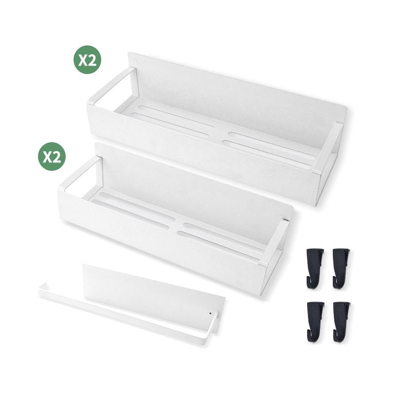 Magnetic Punch-Free Refrigerator Spice & Storage Rack for Kitchen Organization