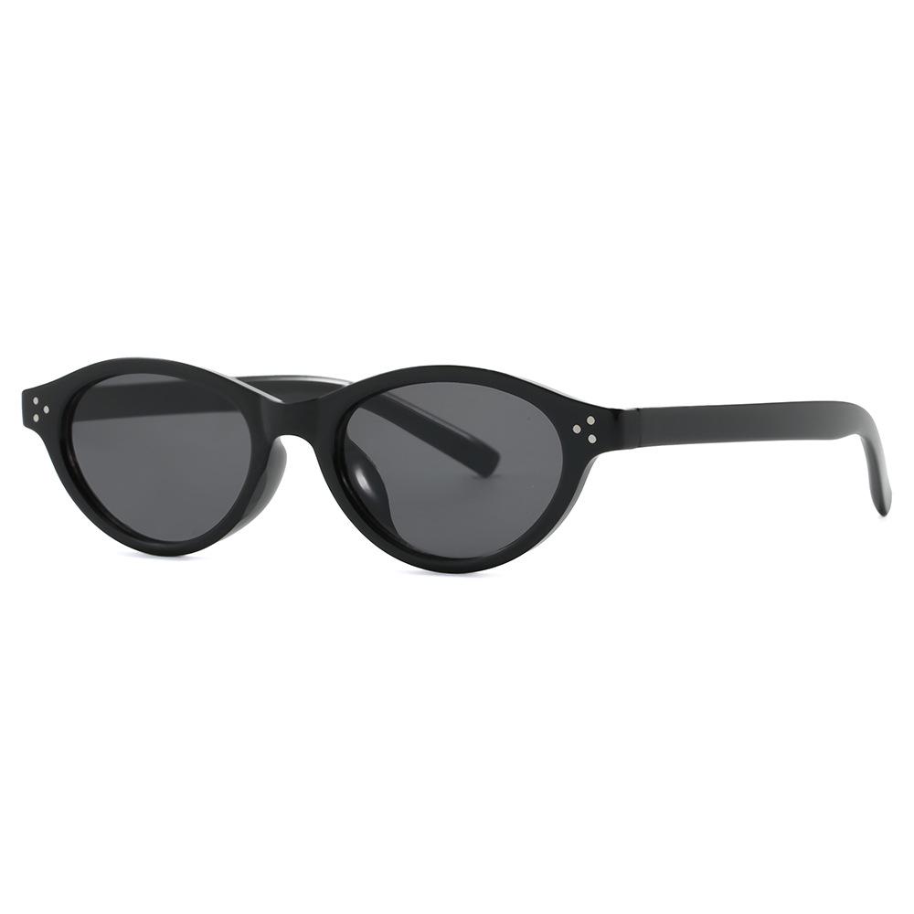Retro Oval Frame Sunglasses: Stylish Unisex High-End European and American Fashion Glasses