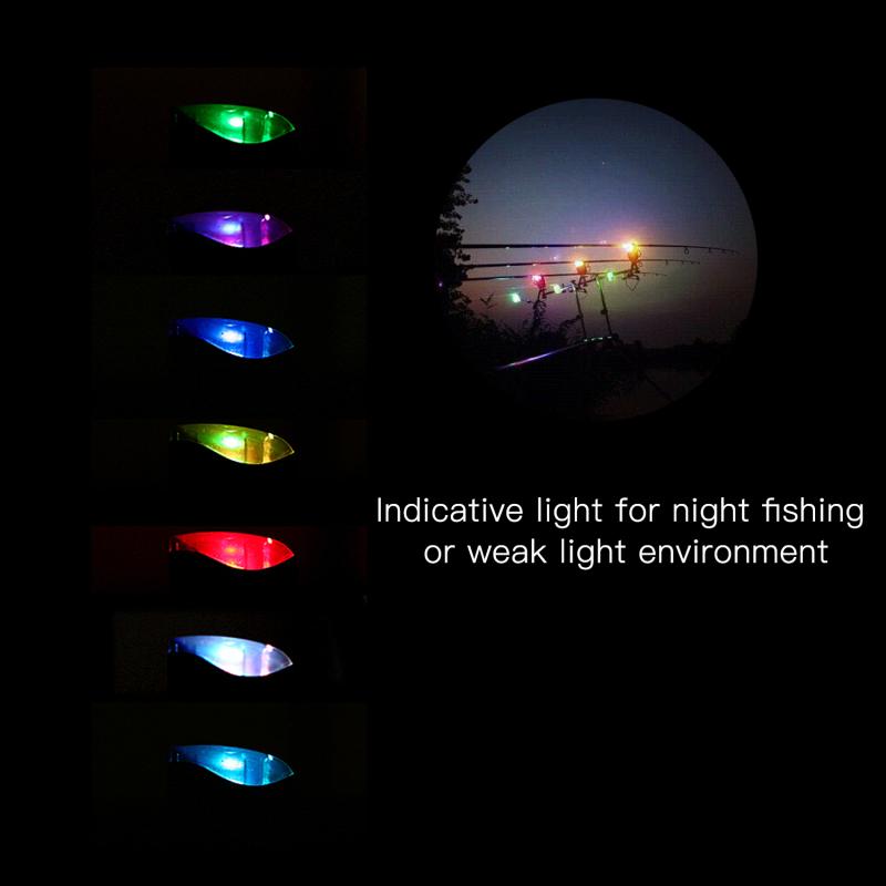 Lixada Wireless Digital Fishing Alarm Set Fishing Bite Sound Alert Kit Changeable Color LED Alarm Indicator with Portable Case
