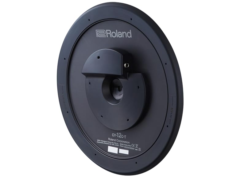 Roland CY-12C-T V-Cymbal Crash Pad 12-inch Slim Supports Choke Technique for Home Practice