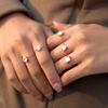 Elegant Adjustable Chain Ring Exquisite Finger Jewelry Fashion Zirconia Chain Rings  Daily Wear