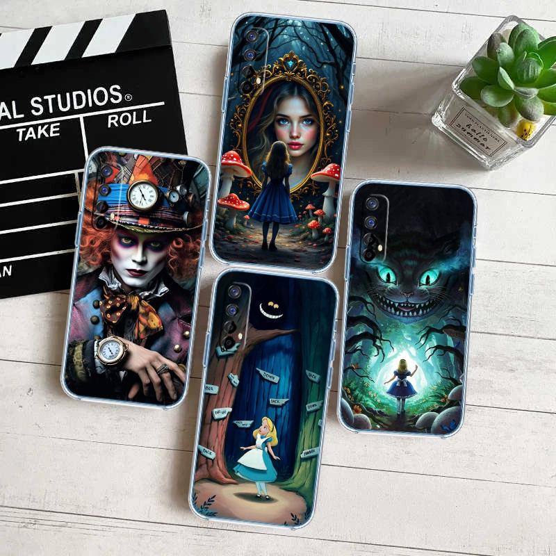 Alice in Wonderland Cat Princess Phone Case for Motorola Moto Edge 20 30 40 50 S30 Fusion Ultra Pro Neo Lite + G200 G23