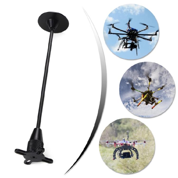 1 Set UAV Folding Stand FPV Model Aircraft Accessories Aerial Holder Bracket with Carbon Fiber Rod
