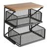 Organizer for Coffee with Drawer, Double-layered, Ideal As A Kitchen Counter Or Office.