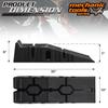 2pcs Car Ramps Heavy Duty Durable Plastic Car Ramp Car Vehicle Truck Threshold Ramp Kit Car Maintenance Ramp