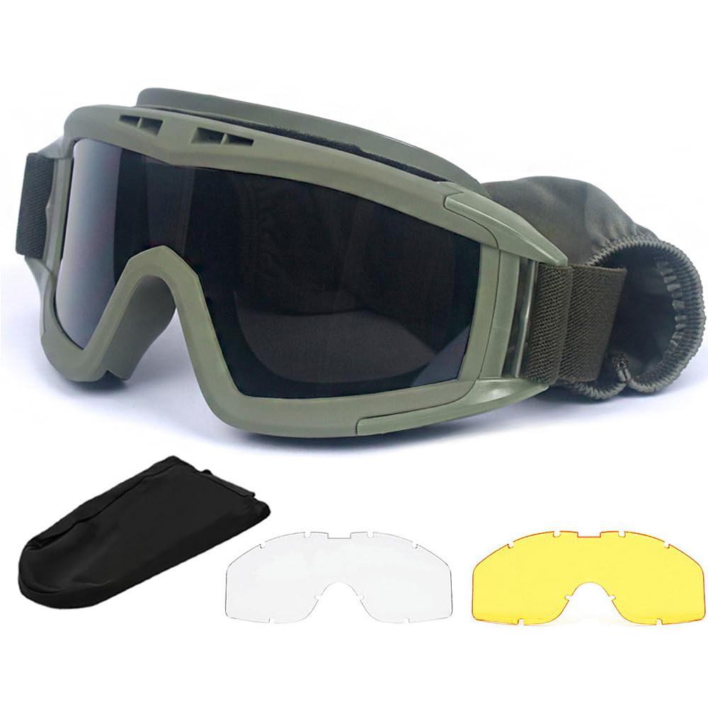 Taktische Sicherheit Outdoor-Sportarten Militärisches Schießen Paintball-Brille Antibeschlagbrille Jagd Radfahren Brille