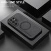 Magnetic Leather Case for Samsung Galaxy S24 Ultra S25 S20 S21 S23 S22 Note 10 20 Plus S24Ultra Wireless Charging Magsafe Cover