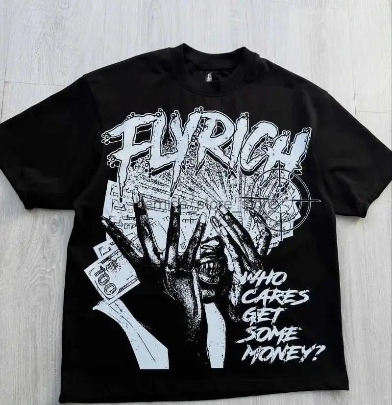 Men Clothing Unisex Y2k Harajuku Streetwear Men Fashion New Cartoon Print Design Shirt Retro Hip Hop Trend Oversized TShirt Y2k S
