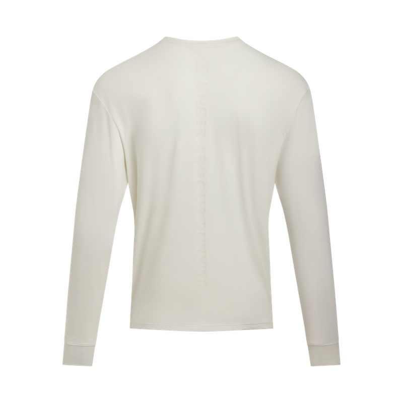 Under Armour Comfortable Fashionable Versatile Breathable Long Sleeve T-Shirt Men Tops White Quartz 1389824-114