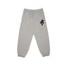 FRAME OFF Double-Fleece Applique Sweat Jogger Pants_Gray