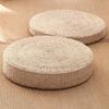 Japanese Style Natural Straw Futon Cushion Round Floor Mat Retro Tatami Cushion  Living Room