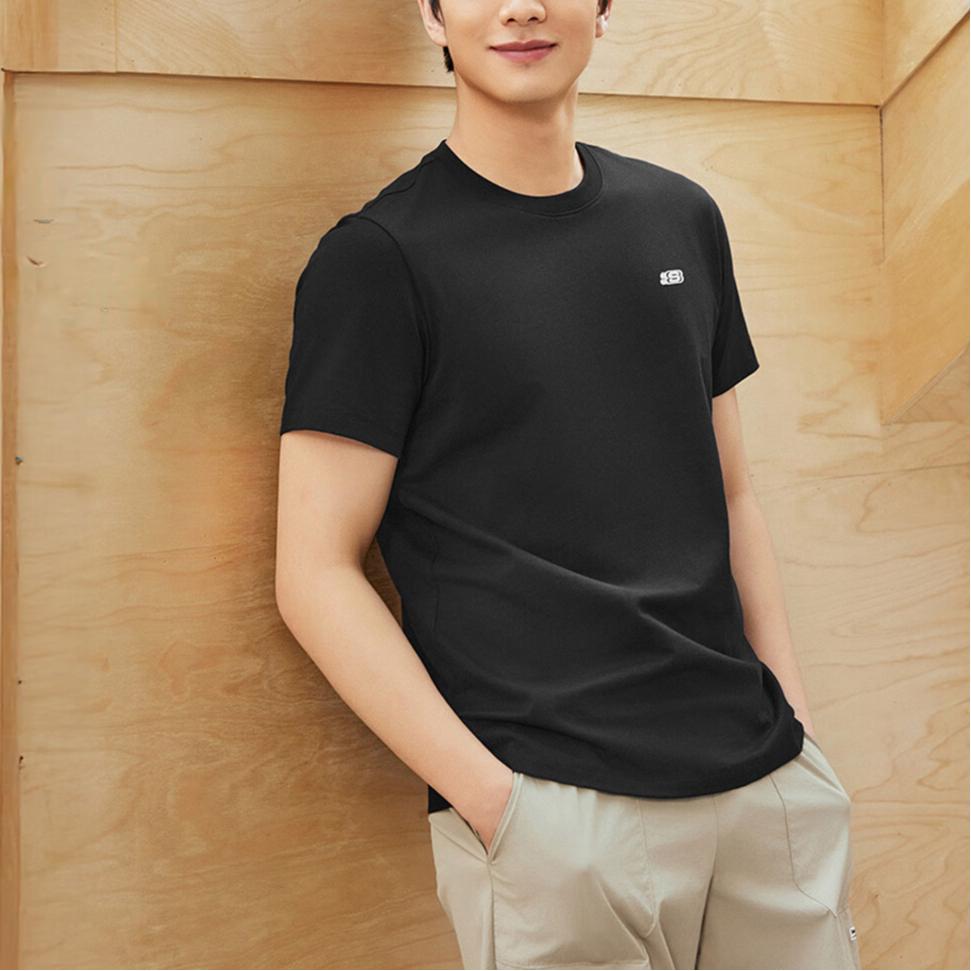 Skechers T Shirt Unisex Carbon Black L225U086-0018