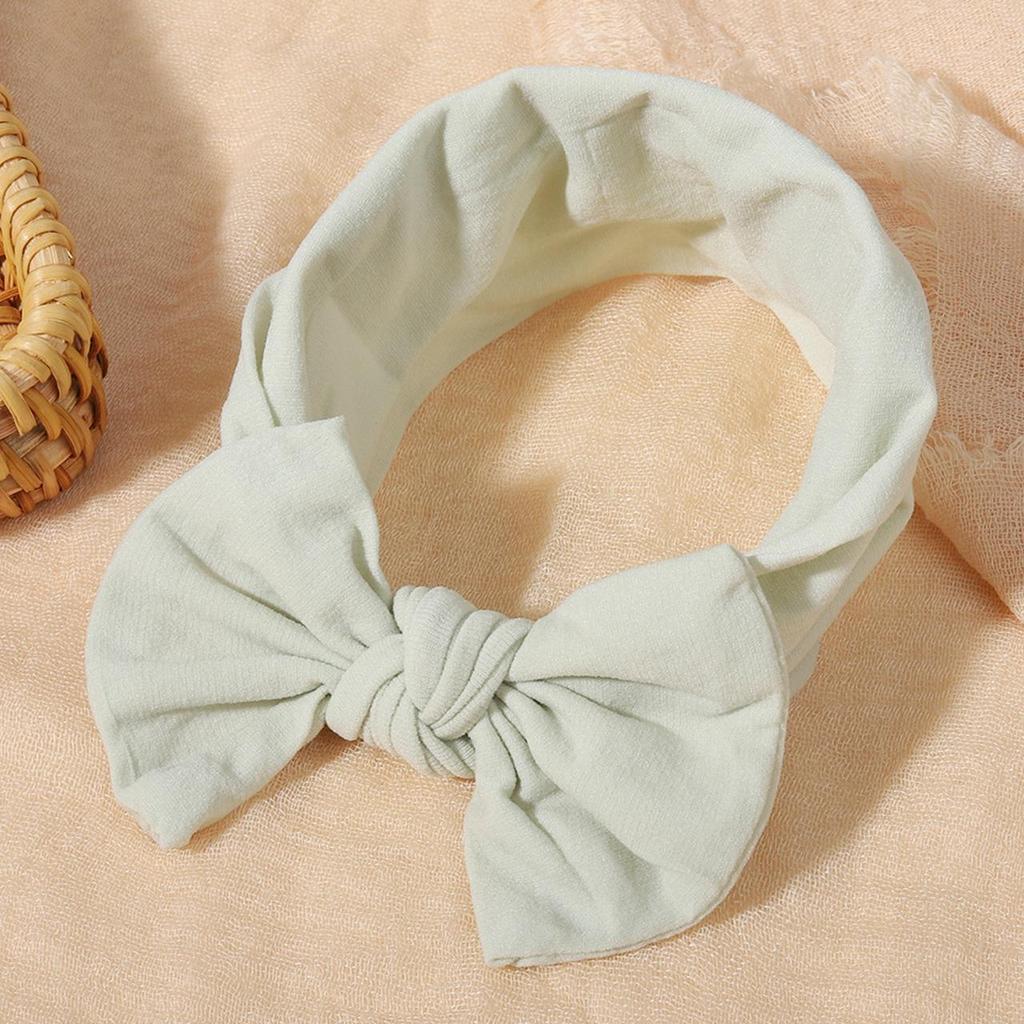 3 Stück/Set Süßigkeitenfarbe Baby-Stirnband Niedliche Schleife Weich Elastisch Neugeborene Baby Jungen Mädchen Haarband Kopfschmuck Baby Haaraccessoires