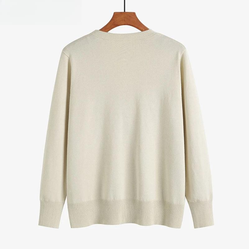 Knitted Oversize Cardigan Women Autumn 2025 Sweaters Female Tops Women's Cardigans White Cardigan For Women Knitted Jacket