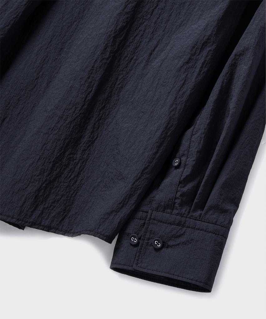 NONBLANK Windbreaker Shirt_Dark Navy