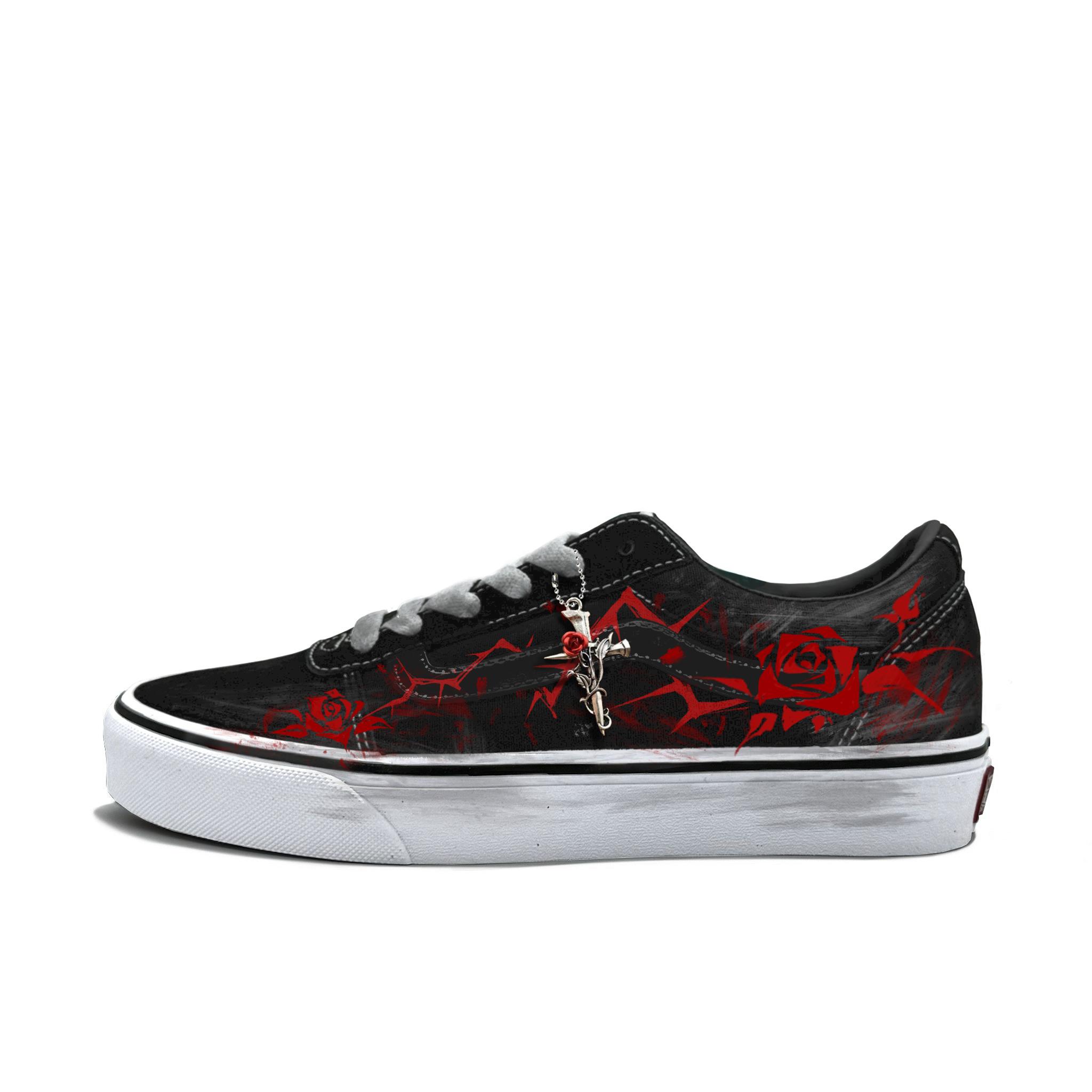 

Vans Ward Abrasion Resistant Low top Skateboard Shoes Women s Red VN0A3IUNIJU(Team613-) 35