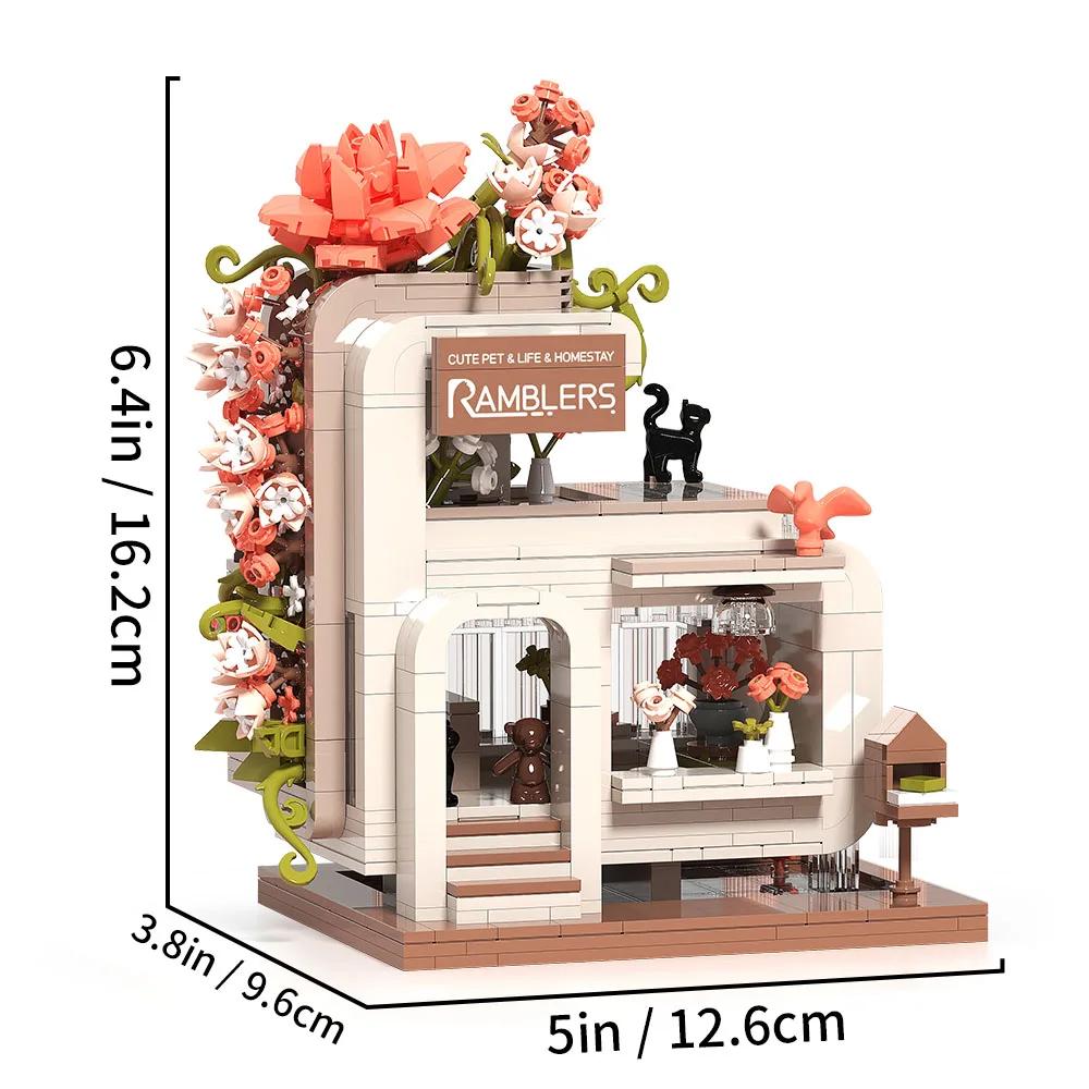 

Цветочный домик Строительные блоки Набор, Игрушки для творчества Игрушки для самостоятельного изготовления Украшения для автомобилей Поделки Анимация Производные детские игрушки boxxed