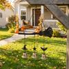 Vintage Witch Broom Wind Chime Rust Resistant Hanging Bell Ornament  Outdoor Decoration