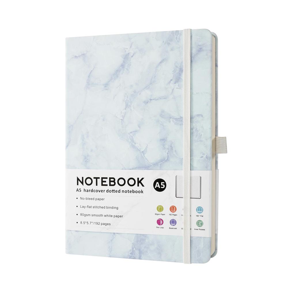 Creative A5 Business Notebook with Elastic Band - Thick & Simple Student Diary