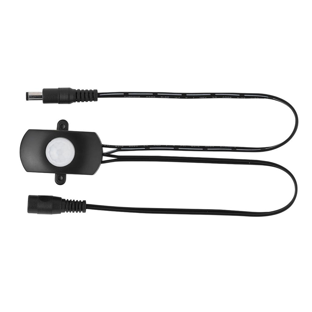 5A DC 6‑24V Mini PIR Infrarot Bewegungsmelder Detektor Schalter LED Streifen Automatischer Schalter Schwarz