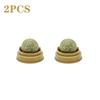 Natural Catnip Ball Rotating Cat Toy Edible Cat Mint Lickable Treats for Kittens Teeth Cleaning