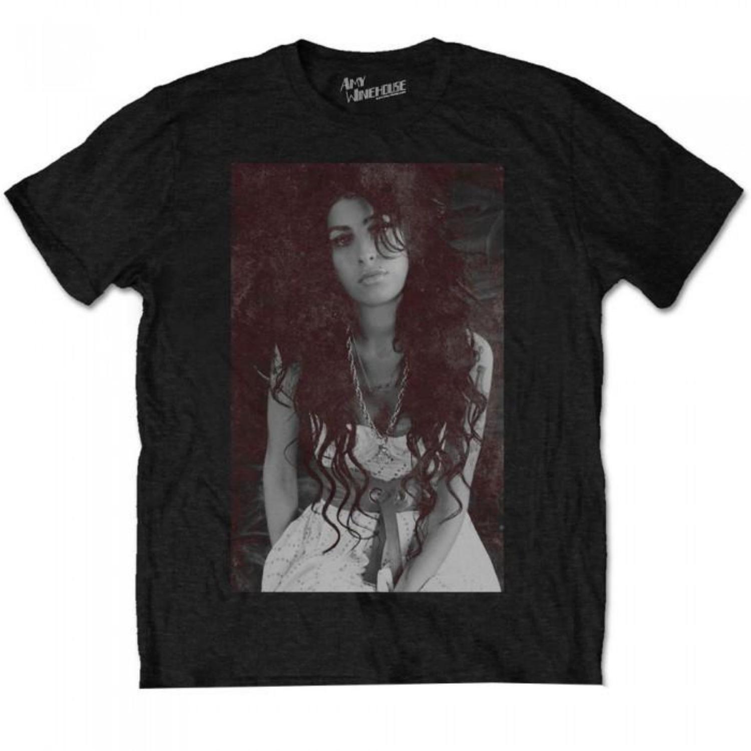

Amy Winehouse Unisex Adult Back To Black Chalk Board Cotton T-Shirt S разноцветный