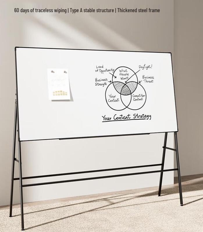 Deli Magnetic A-Frame Stand Whiteboard