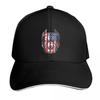 Usa Pitbull Face Baseball Cap Streetwear Hip Hop Trendy Vintage Retro Embroidered Lightweight Packable