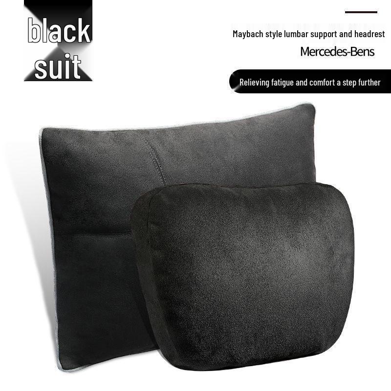 Mercedes-Maybach Car Headrest Pillow: Lumbar and Neck Support with Moisture-Wicking Protection
