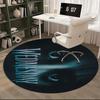 Wednesday Addams,Gothic Horror Chair Mat Round Rug Office Carpet, Non Slip, Suitable for Living Rooms, Bedrooms,Decor1205881a