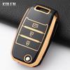 Fashion Tpu Car Folding Key Case Cover For Kia Rio 3 K2 Ceed Cerato K3 K5 Sorento Sportage Soul K4 Picanto Optima Forte Stinger