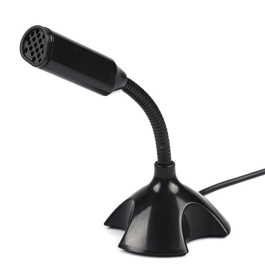 Mini Condenser USB 2.0 Microphone Flexible Desktop Stand Mic for PC Laptop