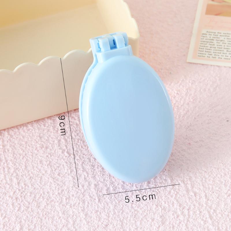 Portable Folding Hair Comb With Mirror, Lightweight & Travel-Friendly For On-The-Go Styling. A Perfect Gift For Women & Girls.