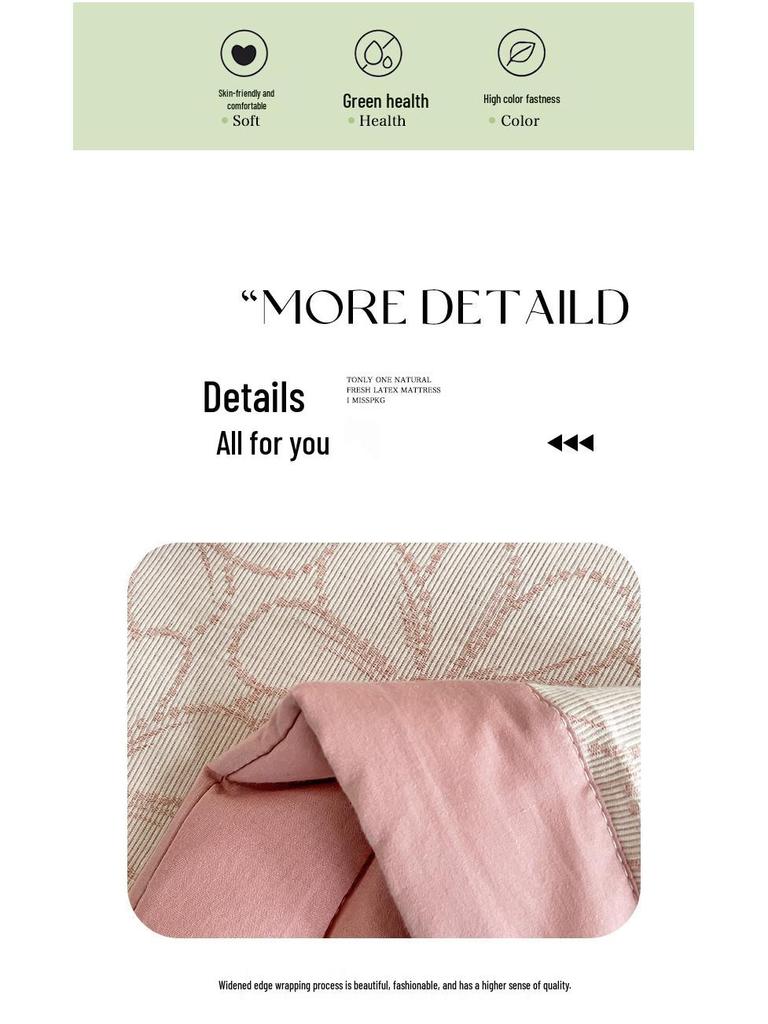 Pure Cotton Three-Layer Gauze Jacquard Summer Quilt Set - Cooling & Comfortable