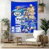 Haaland Custom Your Name Wall Decor Tapestry Art For Pet Memorial Birthdaywedding Party Backdrop Family Gift