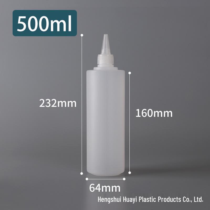 PE Dropper Bottle with Pointed Mouth for Glue and Pigment Dispensing