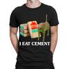 I Eat Cement Cursed Cat Funny Meme Lovers Gift Joke Mens Womens TShirts TA44