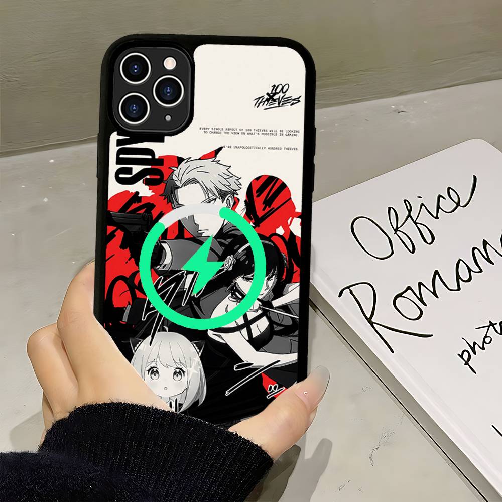Classic Anime Spy X Family For Magsafe Magnetic Phone Case For IPhone 17 16 15 14 Plus 13 12 11 Pro Max Air Cover