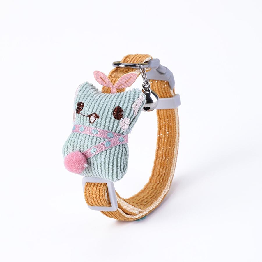 

1 шт. ошейник для питомца милый мультяшный ошейник с колокольчиком в виде человека-дерева ожерелье для кошки