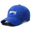 Letter Embroidery Cap Women's Spring Autumn Baseball Cap Ponytail Panama Cap Summer Men's Outdoor Hole Sunscreen Cap