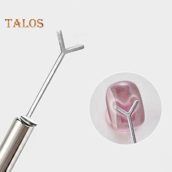 Set Magnet Inimă Instrument Nail Art cu Ghid în Formă de Y pentru Manichiură DIY Batoane Magnetice Profesionale pentru Modele în Formă de Inimă